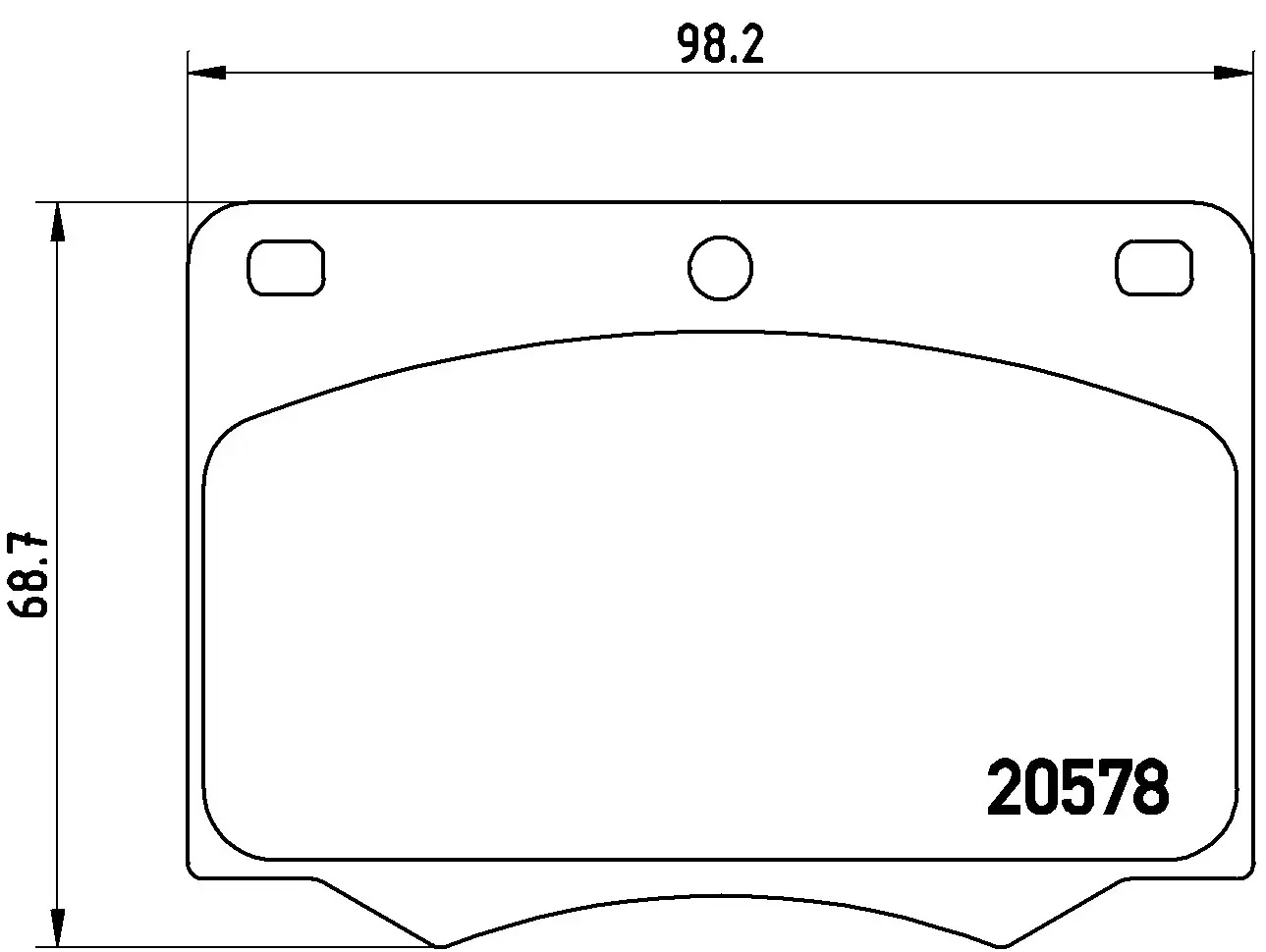 P24005 Isuzu KB Series Disc Pads P24005