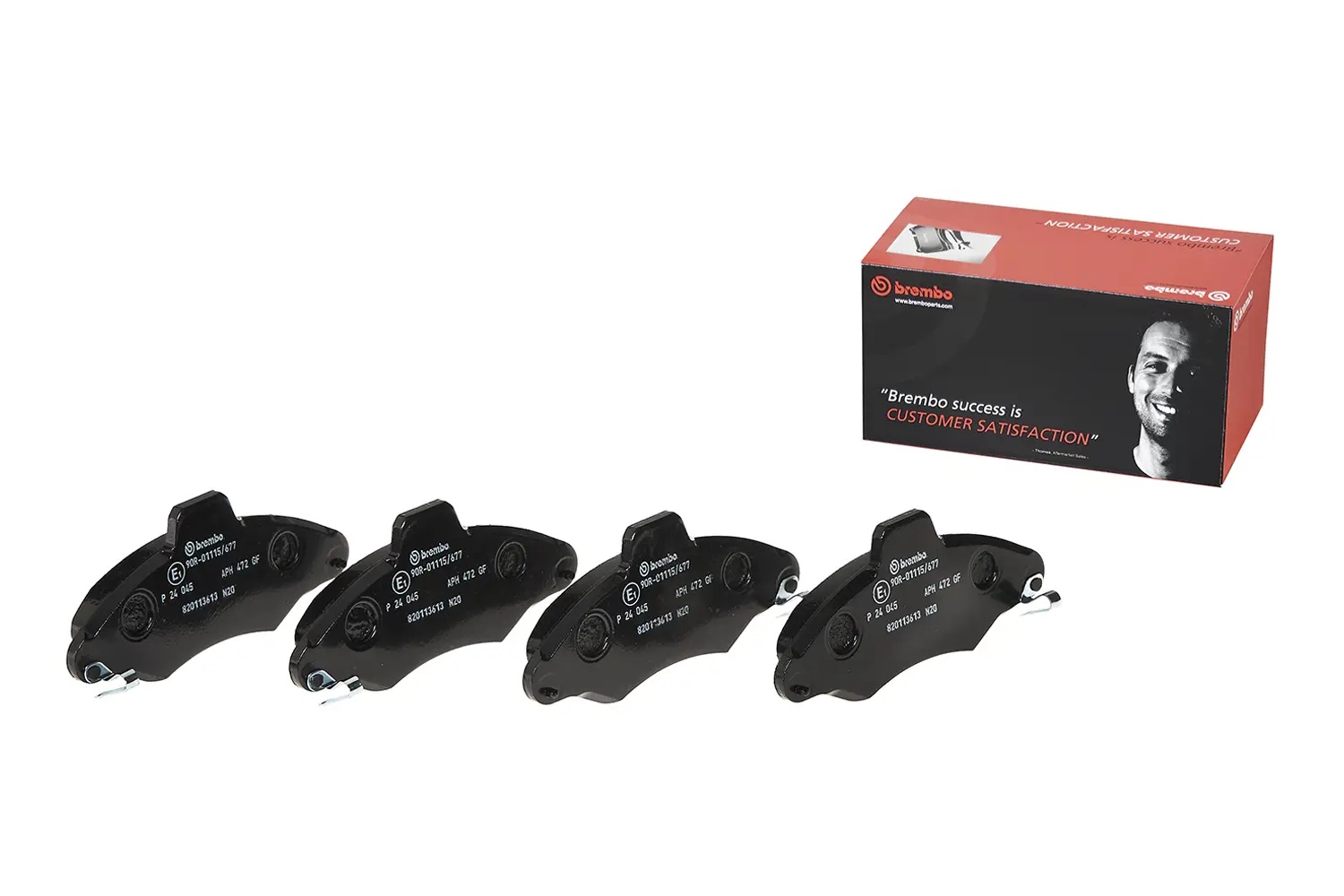 P24045 Disc Pads Front - Ford Escort 1995-2001 - Brembo P24045