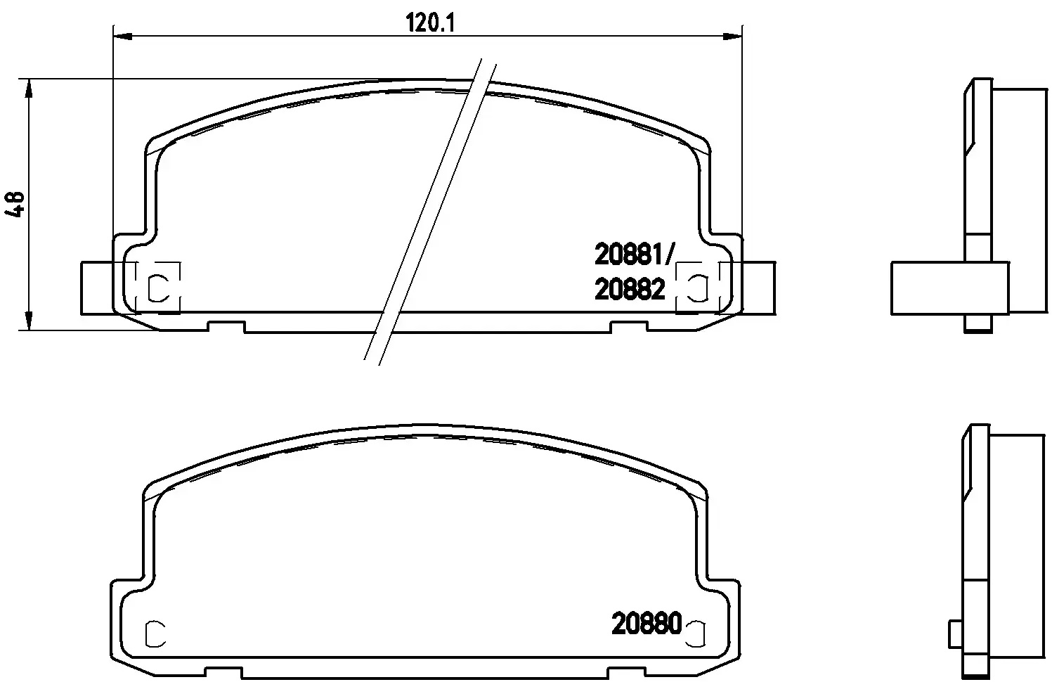 P34002 Brembo Disc Pad P34002