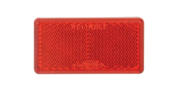 RA0375R Stick-On Reflector RA0375R, Red