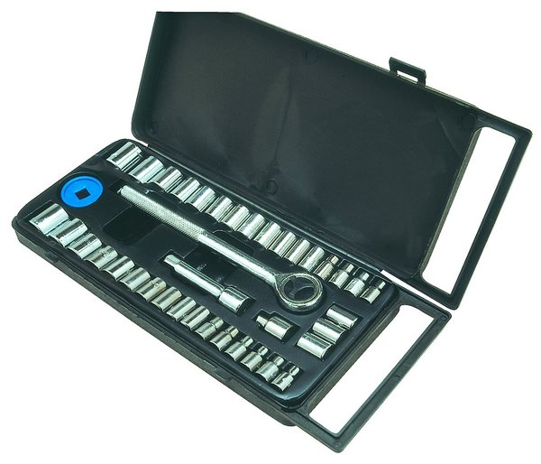 SK40PC Socket Set 1/4X3/8 4 SK40PC