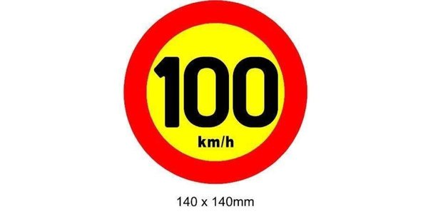 SS100-S Speed Sign 100KM SS100-S