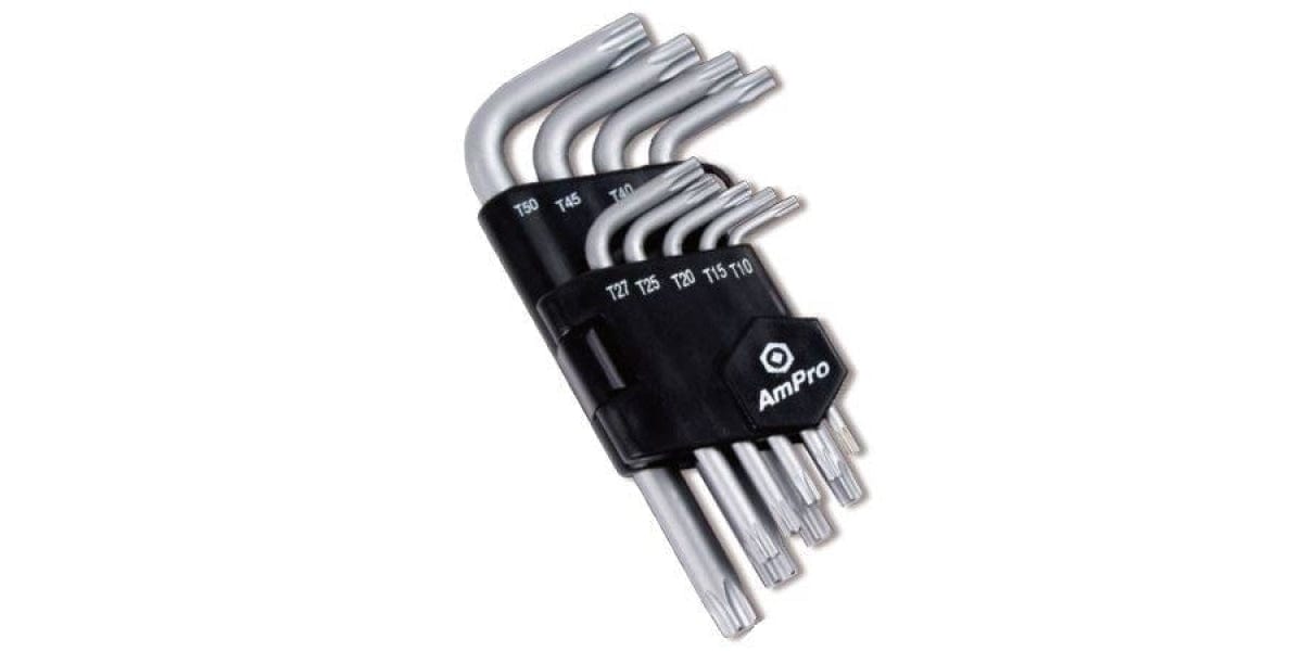 T22924 Amprosa 9PC Star Key Wrench T22924