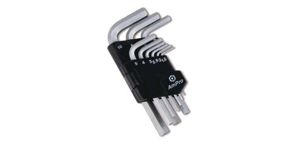 T22926 Ampro 9PC Hex Key Wrench S T22926