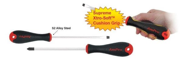 T32944 Ampro Xtro Soft Pro Phillips Screwdriver T32944