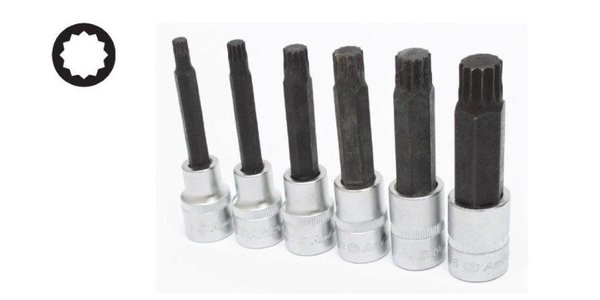 T33181 Amprosa 1/2 Drive M6 Spline Socket T33181