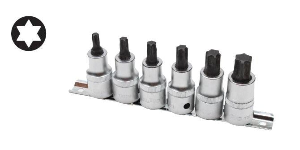 T33234 Amprosa 6PC 1/2 Star Bit SO T33234