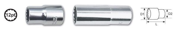 T335562 Ampro 1/2 Drive X 12mm 12PT T335562