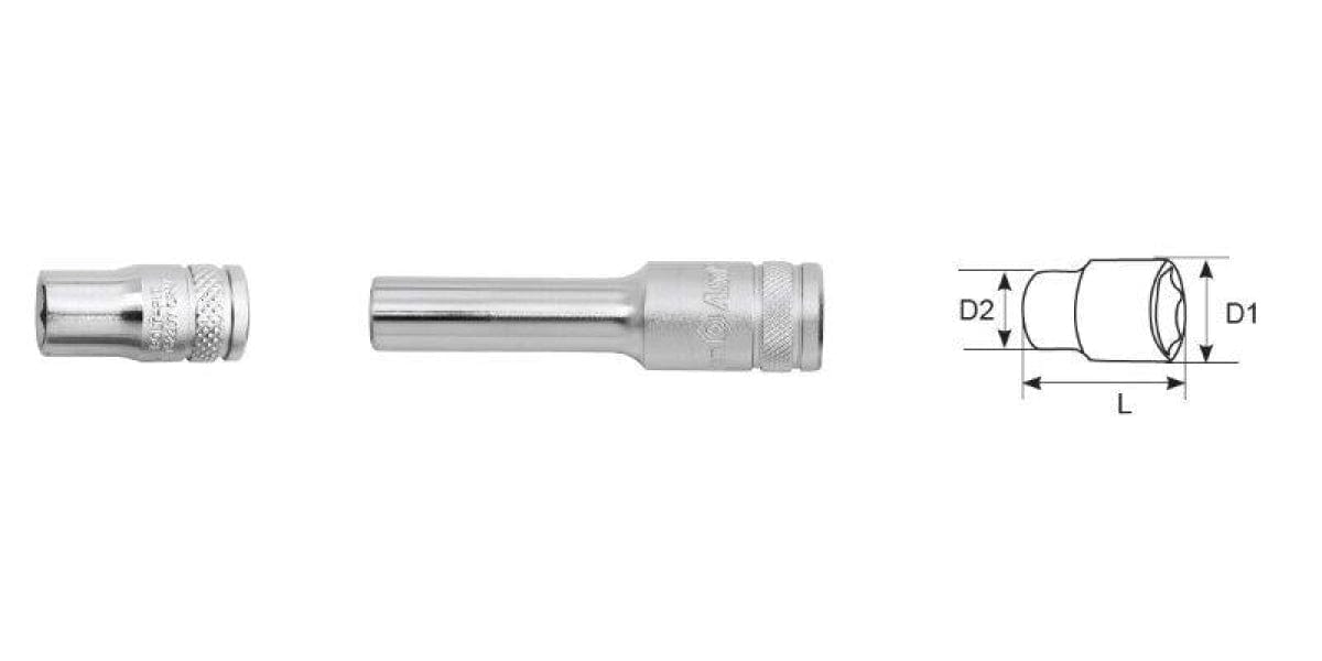 T52347 Amprosa 3/8 Drive Deep Socket 17mm T52347
