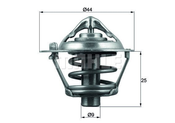 TX11382D Mahle Thermostat 82 C with Seal TX11382D – fits Chevrolet Spark