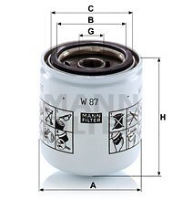 W87 Filters - OIL FILTER