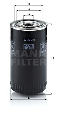 W95039 Filters - OIL FILTER